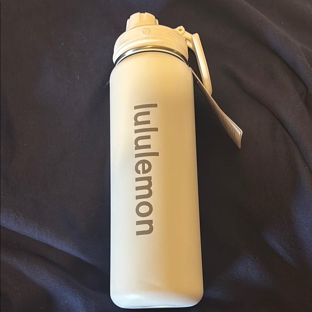 Lululemon White Water Bottle